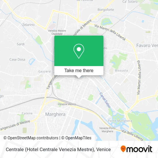 Centrale (Hotel Centrale Venezia Mestre) map