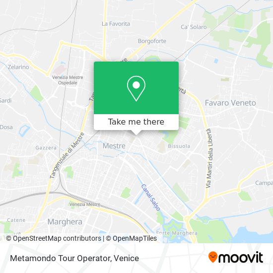 Metamondo Tour Operator map