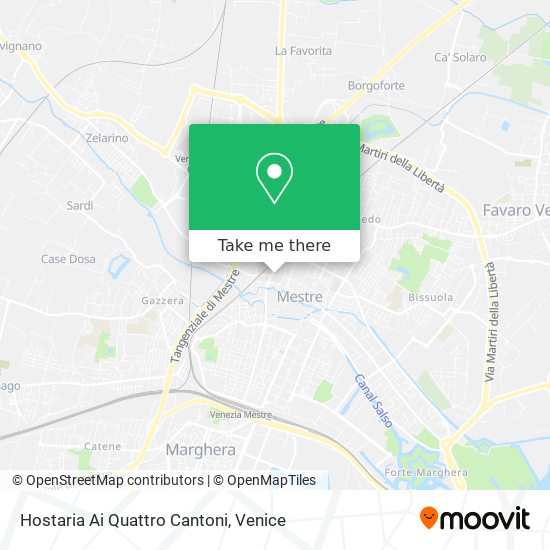 Hostaria Ai Quattro Cantoni map