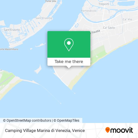 Camping Village Marina di Venezia map