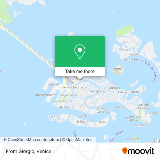 From Giorgio map