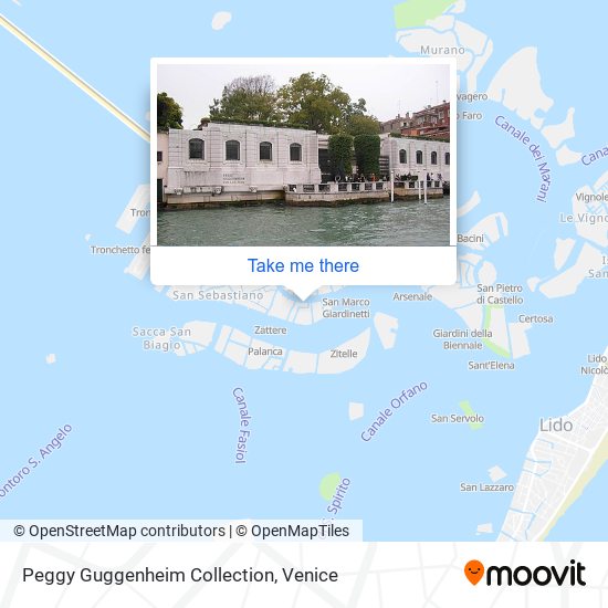 Peggy Guggenheim Collection map