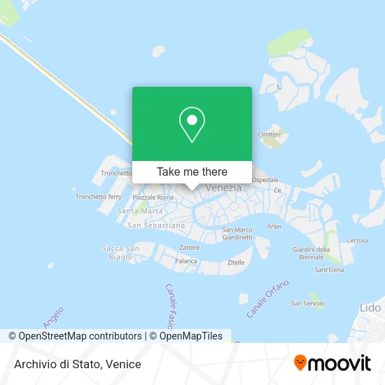Archivio di Stato map