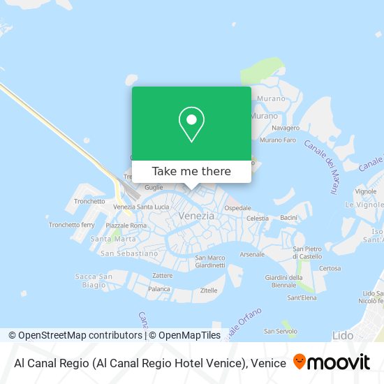 Al Canal Regio (Al Canal Regio Hotel Venice) map