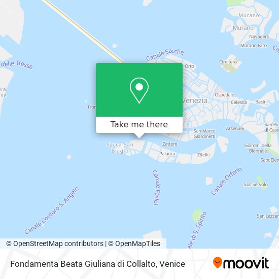 Fondamenta Beata Giuliana di Collalto map