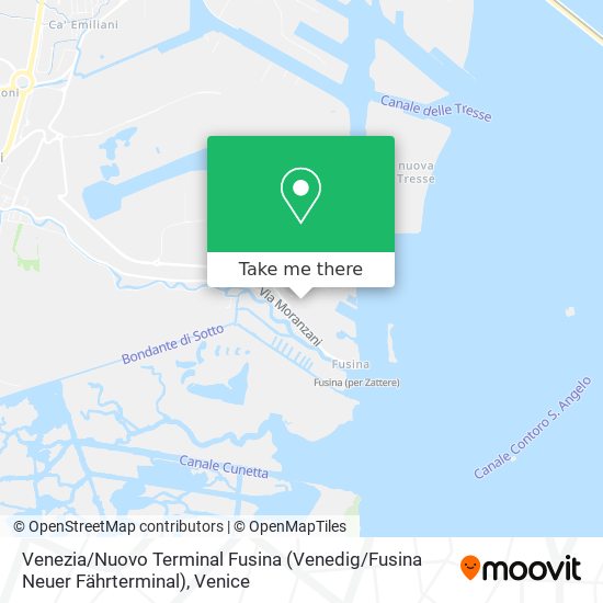 Venezia / Nuovo Terminal Fusina (Venedig / Fusina Neuer Fährterminal) map