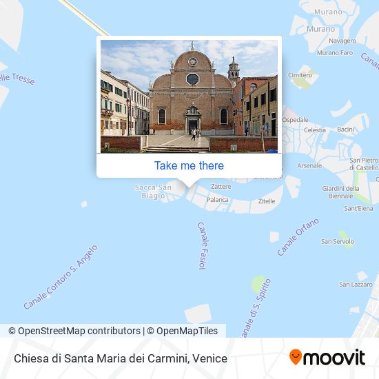 Chiesa di Santa Maria dei Carmini map