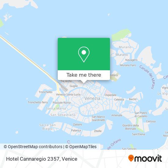 Hotel Cannaregio 2357 map