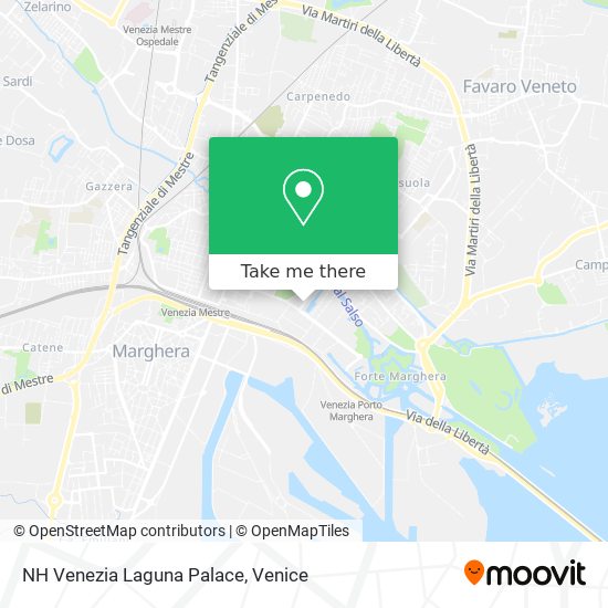 NH Venezia Laguna Palace map