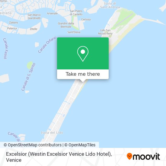 Excelsior (Westin Excelsior Venice Lido Hotel) map