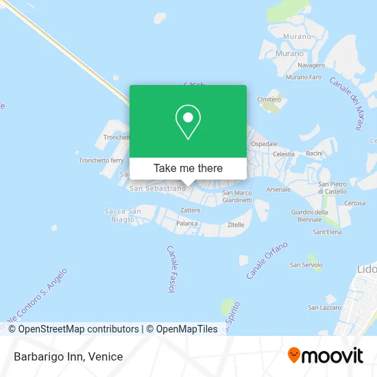 Barbarigo Inn map