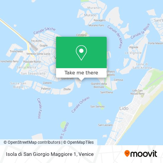 Isola di San Giorgio Maggiore 1 map