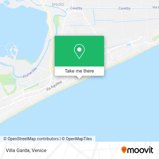 Villa Garda map