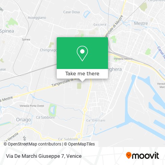 Via De Marchi Giuseppe 7 map
