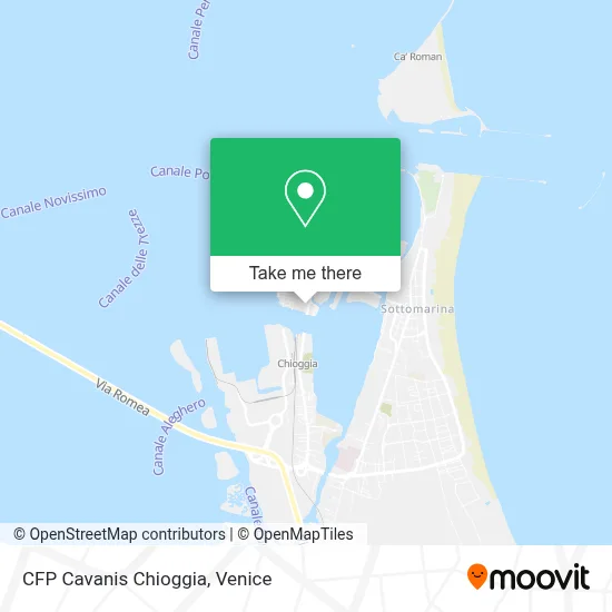 CFP Cavanis Chioggia map