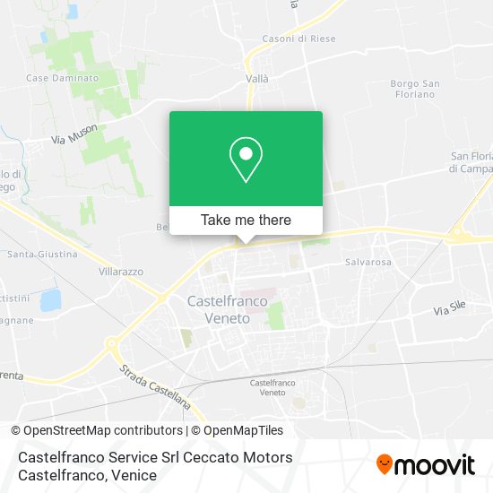 Castelfranco Service Srl Ceccato Motors Castelfranco map