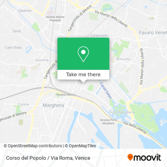 Corso del Popolo / Via Roma map