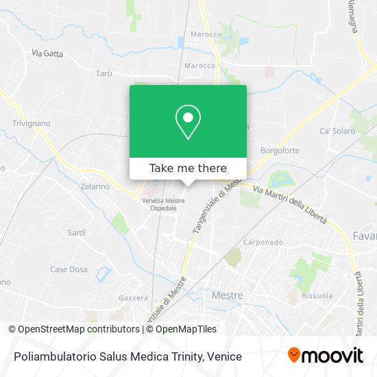 Poliambulatorio Salus Medica Trinity map