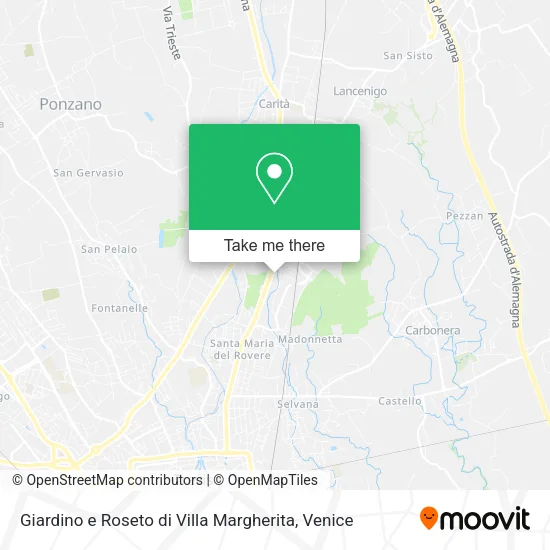 Giardino e Roseto di Villa Margherita map