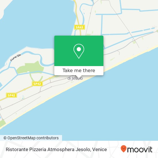 Ristorante Pizzeria Atmosphera Jesolo, Via dei Pioppi, 20 30016 Jesolo map