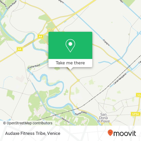 Audaxe Fitness Tribe map