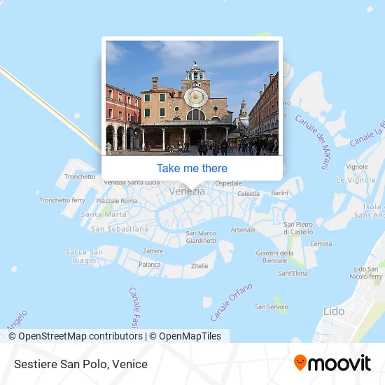 Sestiere San Polo map