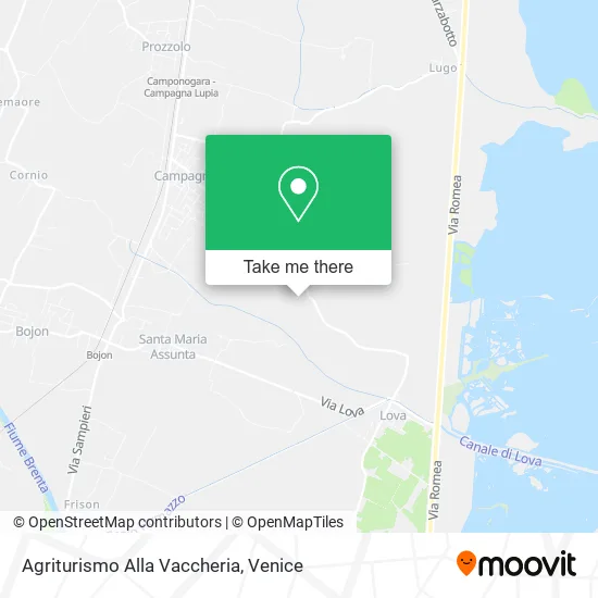 Agriturismo Alla Vaccheria map