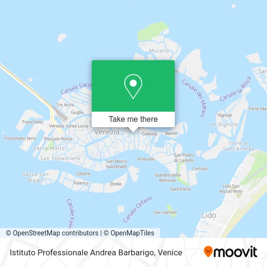 Istituto Professionale Andrea Barbarigo map