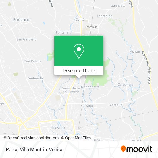Parco Villa Manfrin map