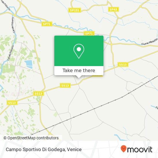 Campo Sportivo Di Godega map