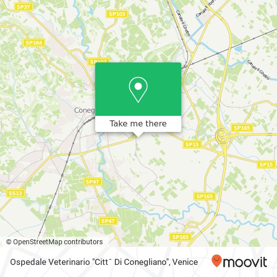 Ospedale Veterinario "Cittˆ Di Conegliano" map