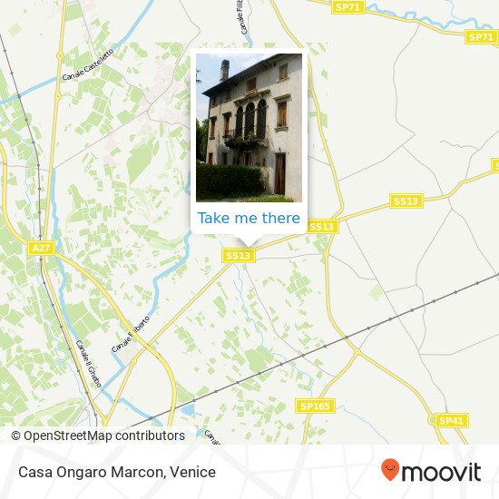 Casa Ongaro Marcon map