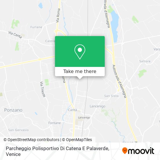 Parcheggio Polisportivo Di Catena E Palaverde map