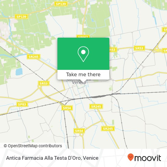 Antica Farmacia Alla Testa D'Oro map