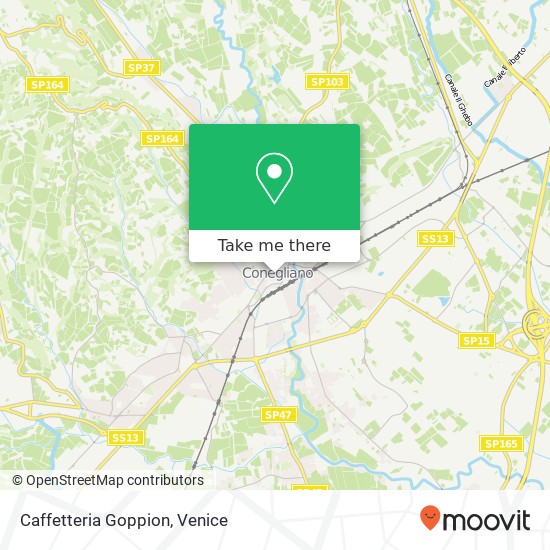 Caffetteria Goppion map