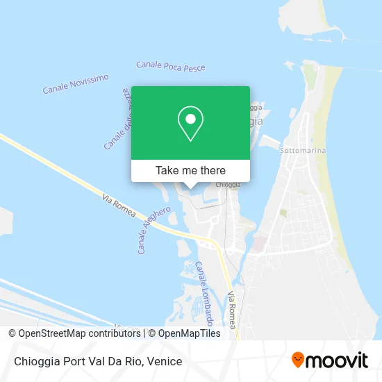 Chioggia Port Val Da Rio map