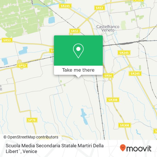 Scuola Media Secondaria Statale Martiri Della Libertˆ map