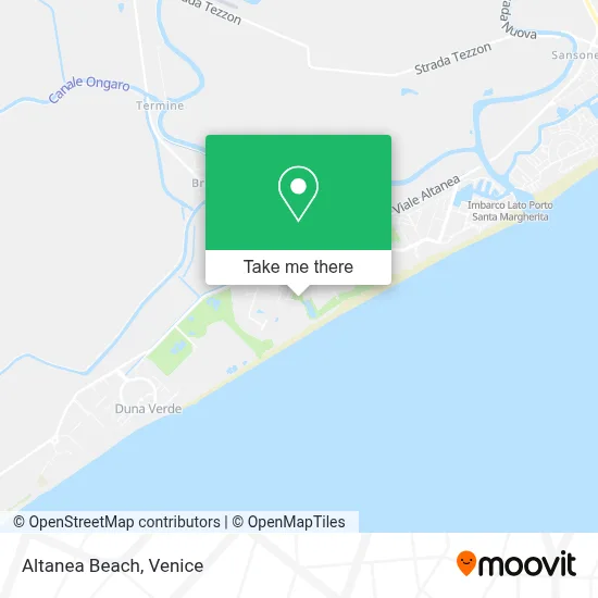 Altanea Beach map
