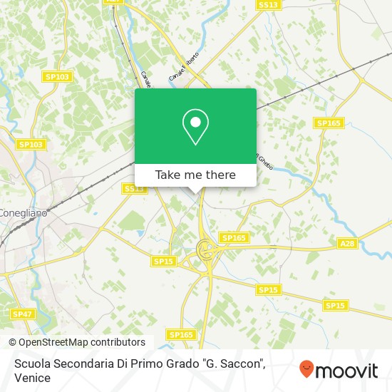 Scuola Secondaria Di Primo Grado "G. Saccon" map