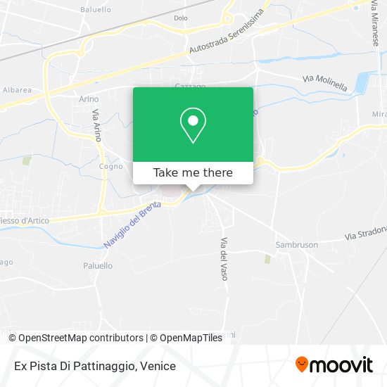 Ex Pista Di Pattinaggio map