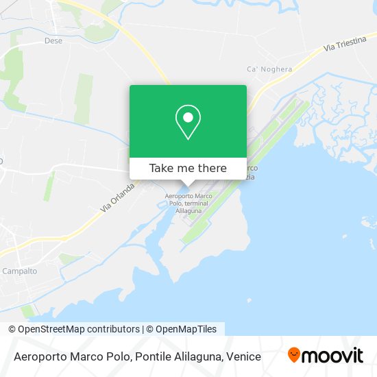 Aeroporto Marco Polo, Pontile Alilaguna map