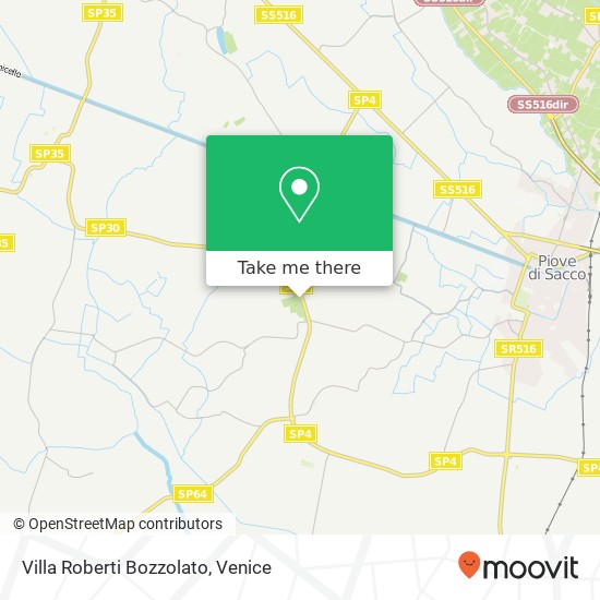 Villa Roberti Bozzolato map