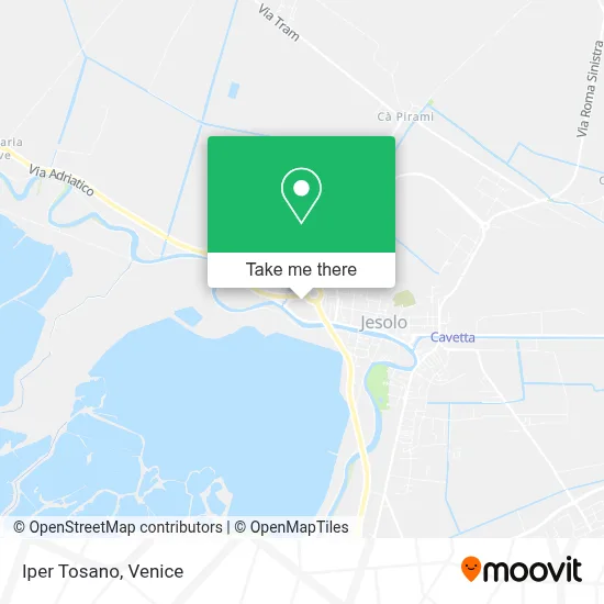 Iper Tosano map