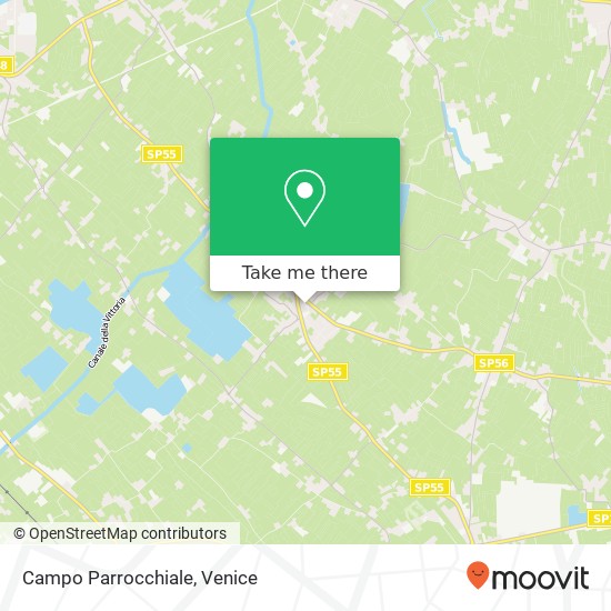 Campo Parrocchiale map