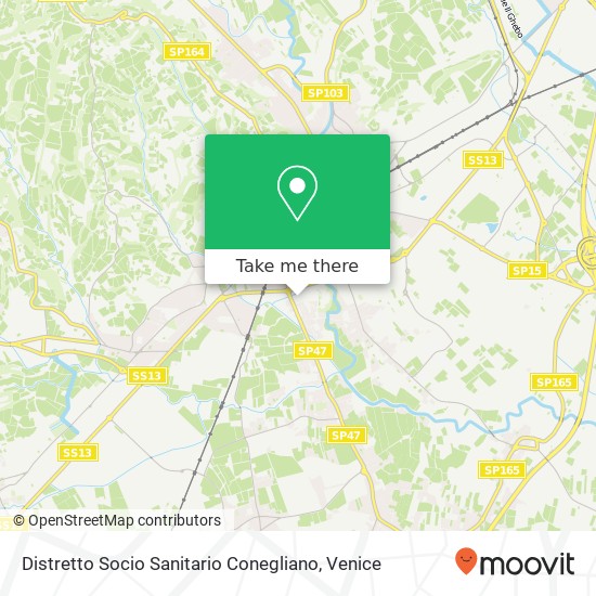 Distretto Socio Sanitario Conegliano map