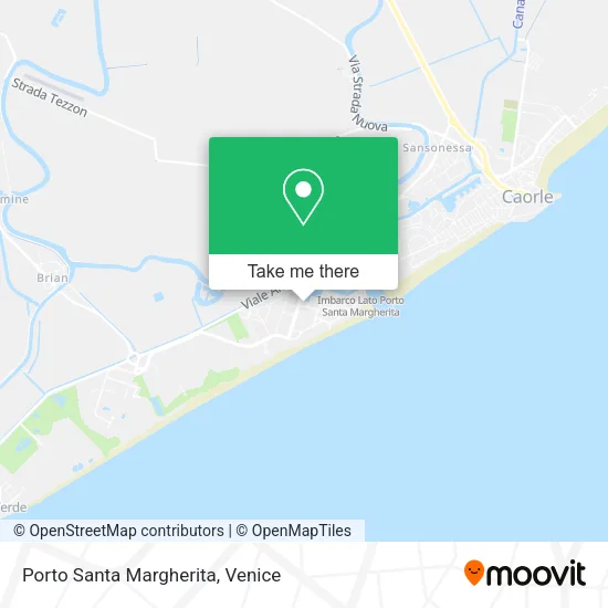 Porto Santa Margherita map