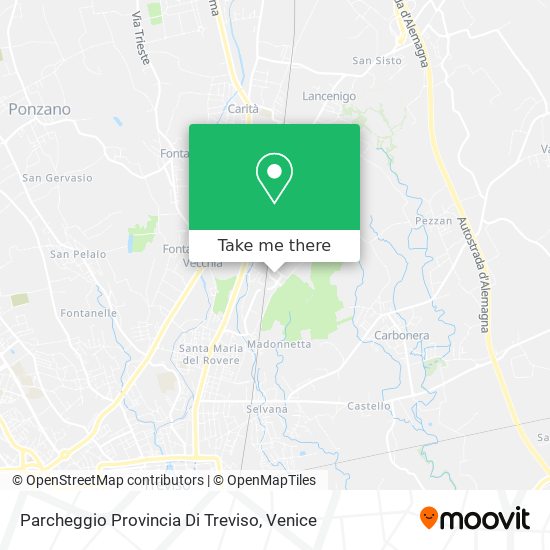 Parcheggio Provincia Di Treviso map