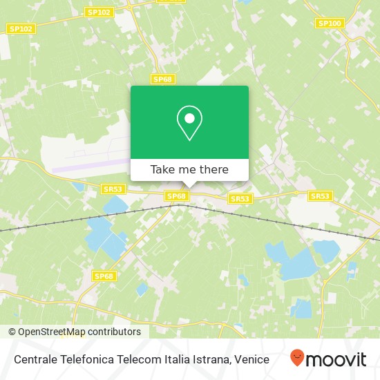 Centrale Telefonica Telecom Italia Istrana map