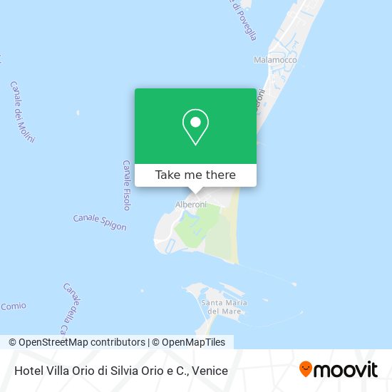 Hotel Villa Orio di Silvia Orio e C. map