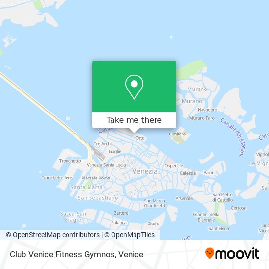 Club Venice Fitness Gymnos map